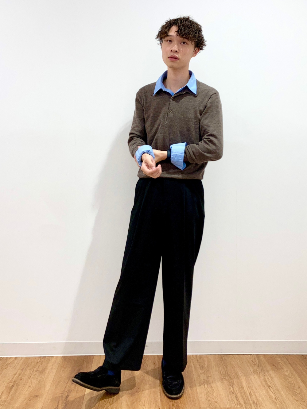 虫めがねkunio　UNIQLO メリノニットポロセーター セット XL ユニクロ公式 | メリノニットポロセーター(メンズ)