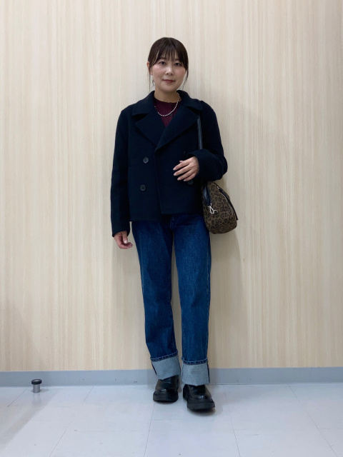 Women's 「ダブルフェイスショートコートリラックスフィット」styling