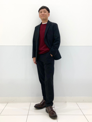 【美品】ユニクロ　感動スーツ　上下セット　大きいサイズ　XXL 3XL 黒 ユニクロ公式 | 感動ジャケット/カスタムオーダー/3XLサイズ