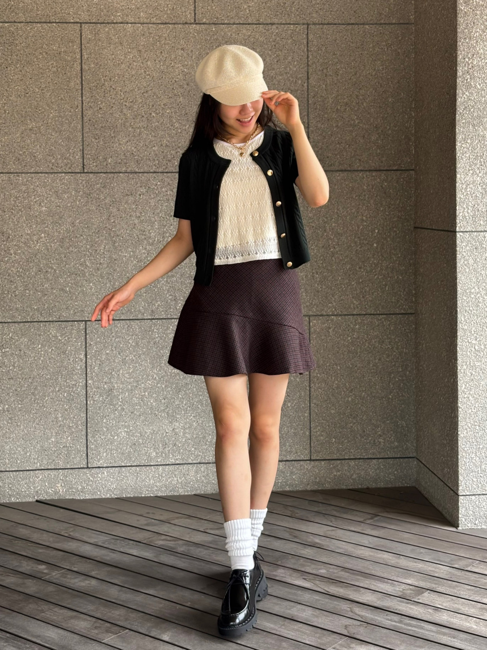 フレアスコート、ルーズソックス/3足組」の着用コーディネート