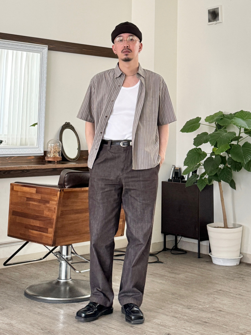 ハイブリッドダウンオーバーサイズMA－1、タックストレートパンツ