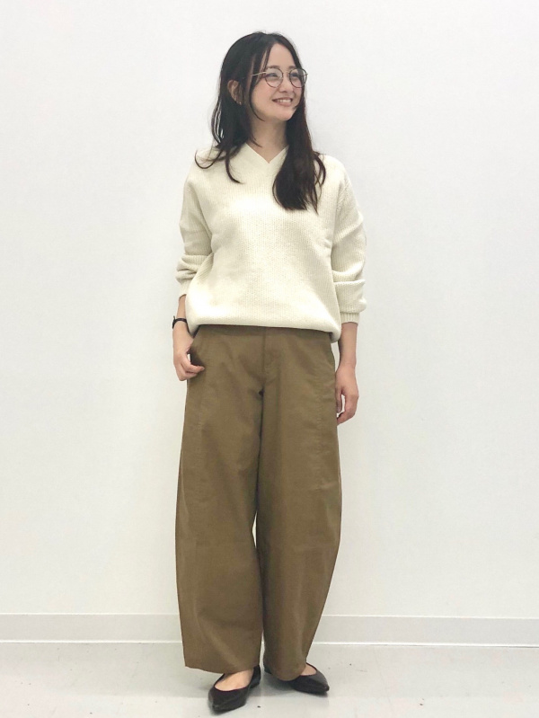 コットンカーブアンクルパンツ（レディース）の着用コーディネート一覧