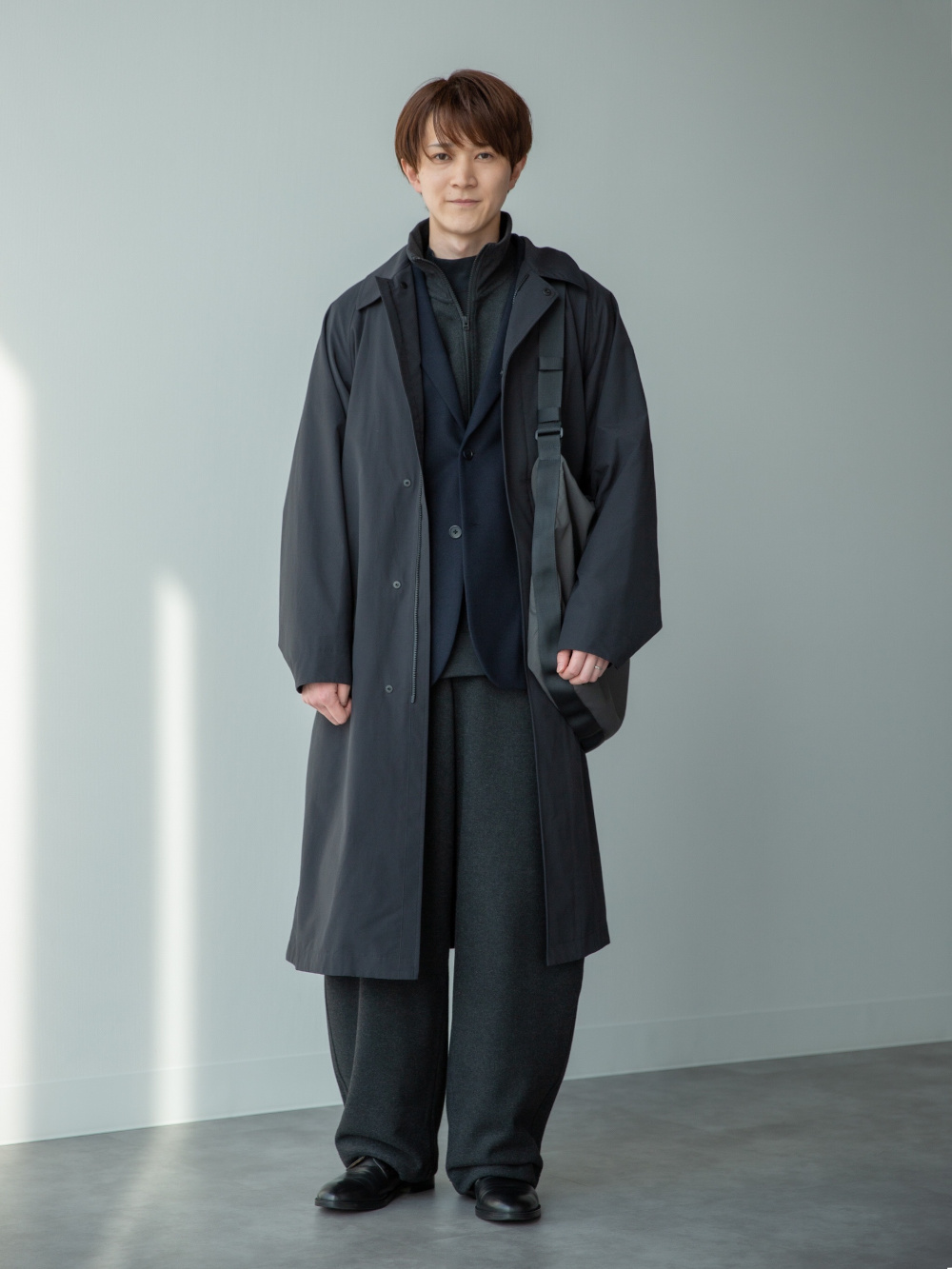 ブラッシュドスウェットワイドパンツ、ブラッシュドジャージー