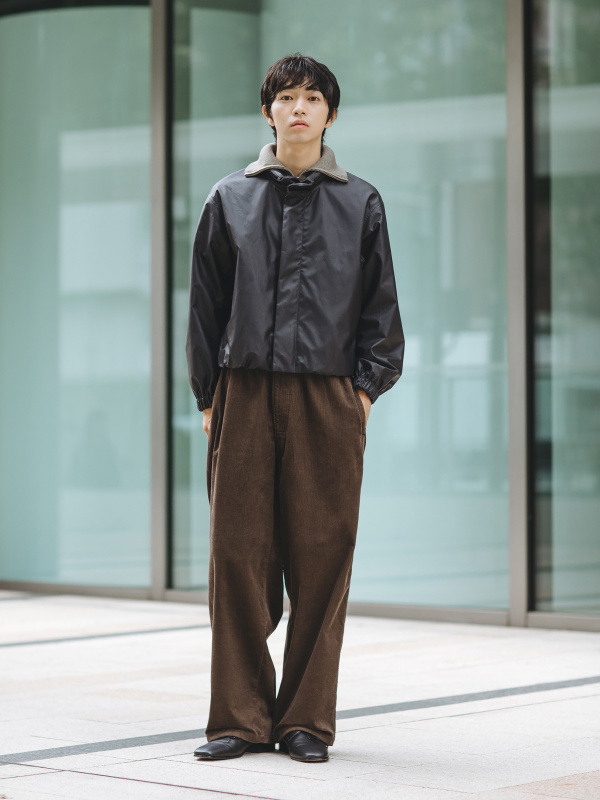Men's 「コーティングショートブルゾン」styling ideas | UNIQLO VN