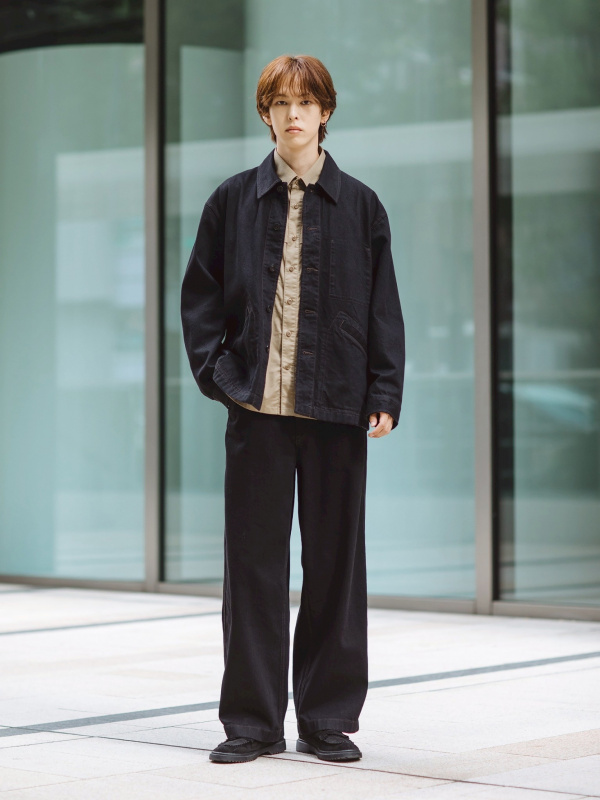 UNIQLO U セットアップ　カラージャケット　ジーンズ　ブラック※タグなし UNIQLO U セットアップ カラージャケット ジーンズ ブラック※タグなし