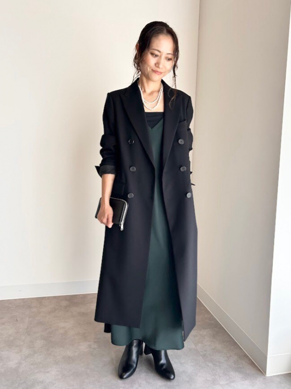 ダブルロングコート（レディース）の着用コーディネート一覧| ユニクロ公式