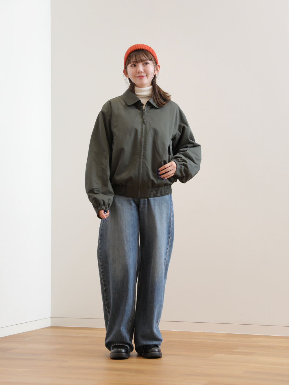 パフテックショートブルゾン」の着用コーディネート| ユニクロ公式
