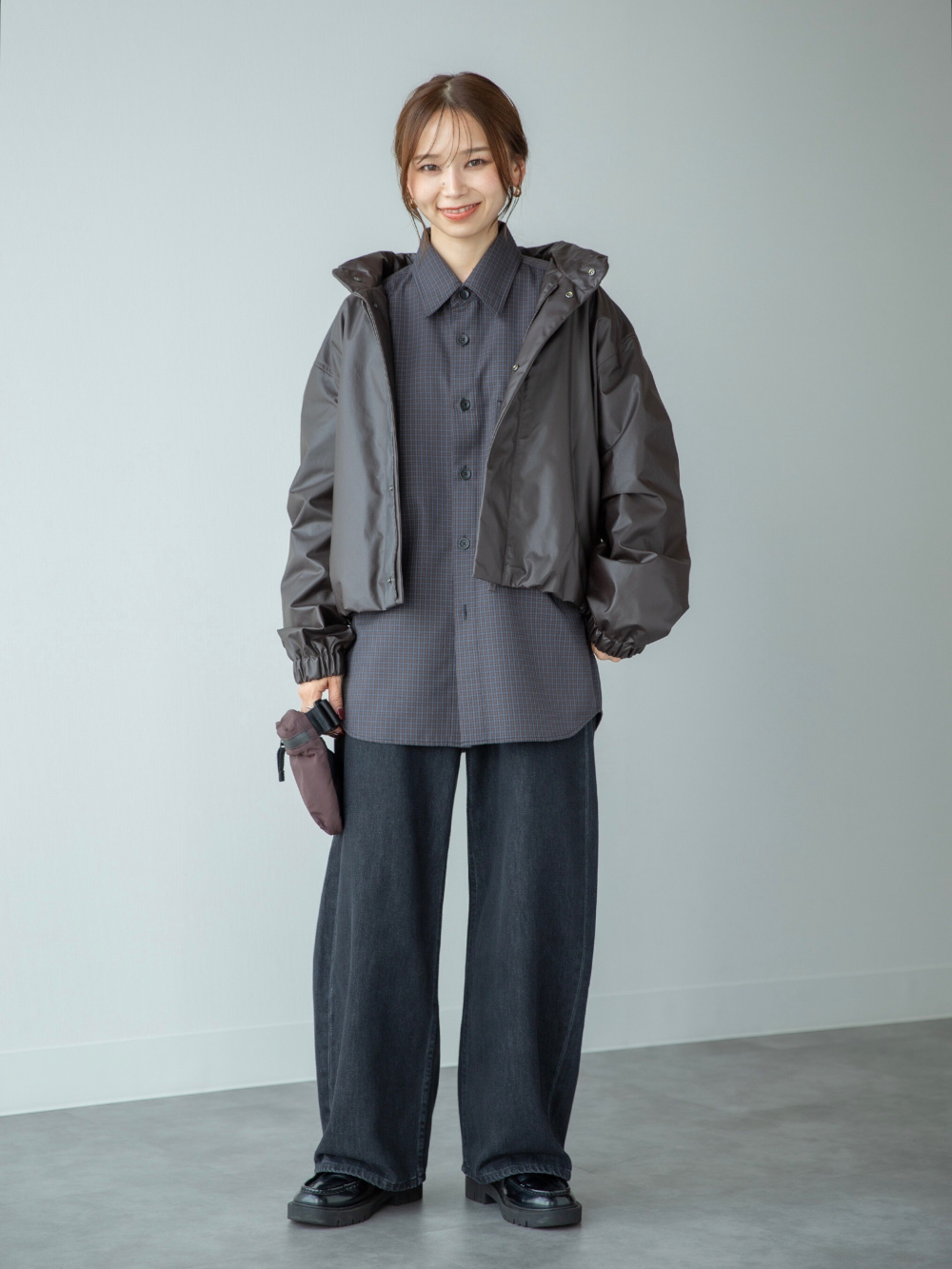 【UNIQLO】コーティングショートブルゾン　XXL コーティングショートブルゾン｜ユニクロの通販｜&mall（アンドモール