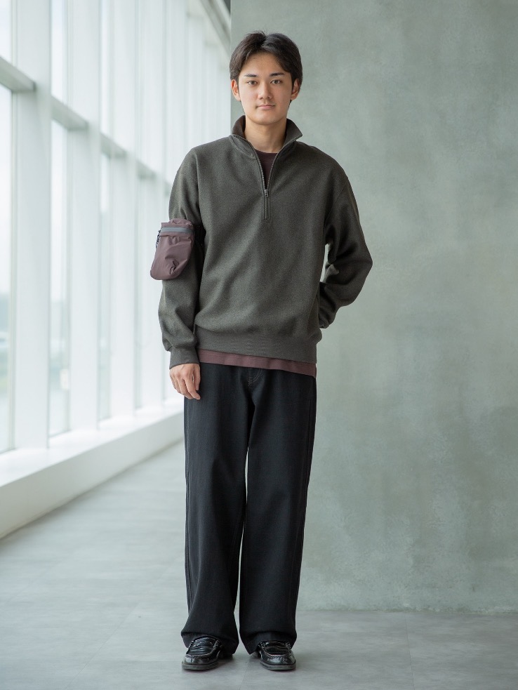 オーバーサイズカラーデニムジャケット、ワイドフィットカラー