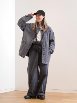 お*】様 UNIQLO オーバーサイズデニムジャケット 07 GRAY 一目惚れした」「即買いしました」 絶賛の声が集まった