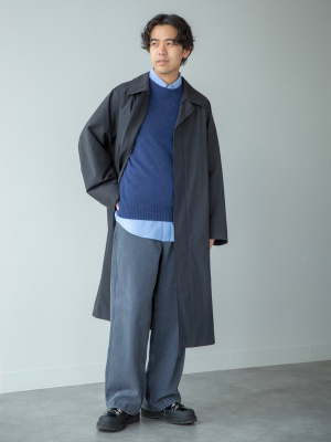 オーバーサイズステンカラーコート　UNIQLO U　Mサイズ　ユニクロu ユニクロ公式 | オーバーサイズステンカラーコート