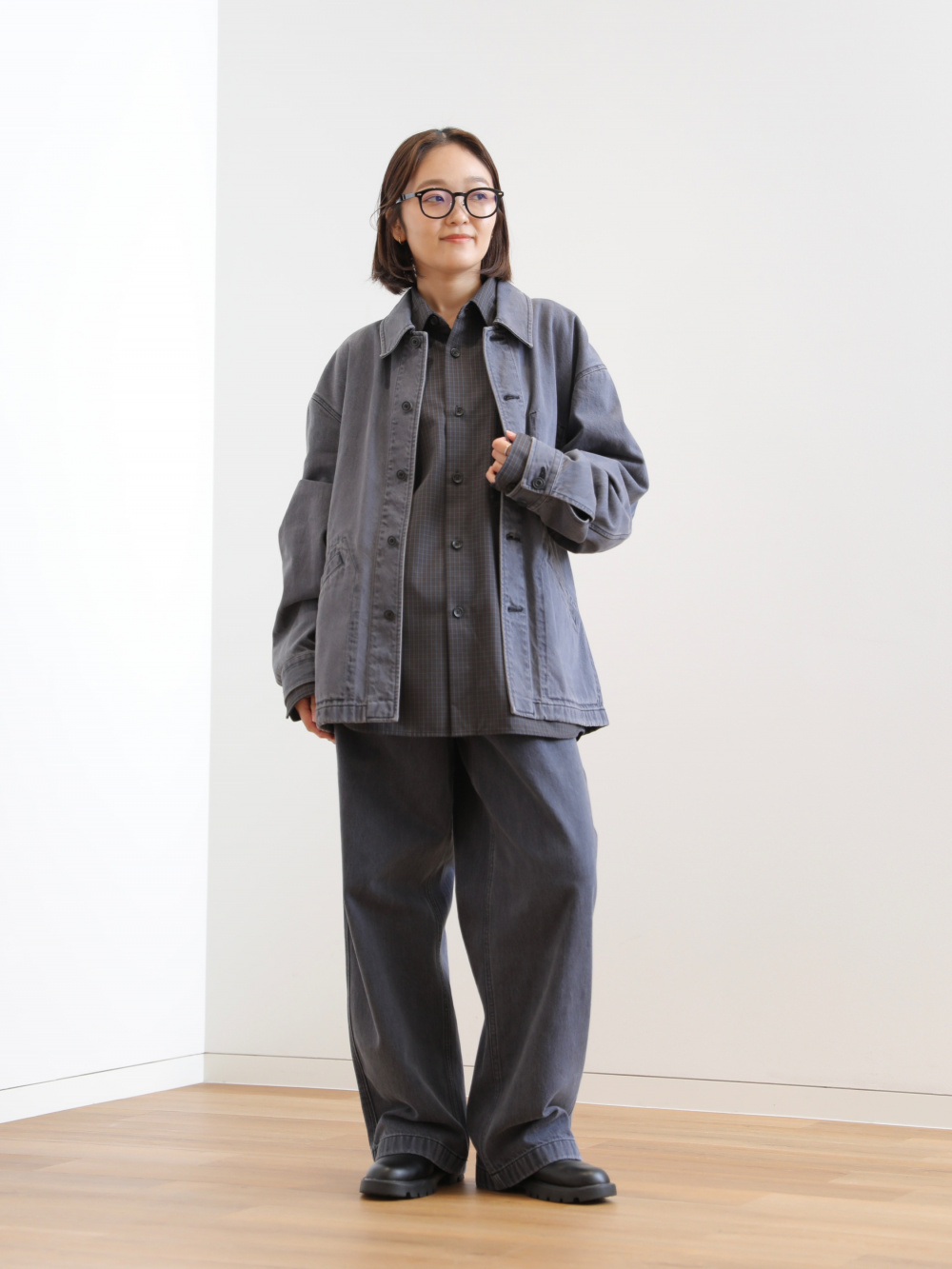 ユニクロ +J ダブルフェイスオーバーサイズワークジャケット UNIQLO