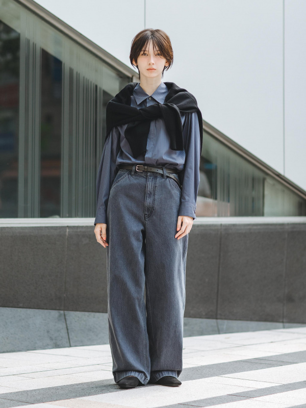 ダブルフェイスフルジップジャケット（メンズ）の着用コーディネート