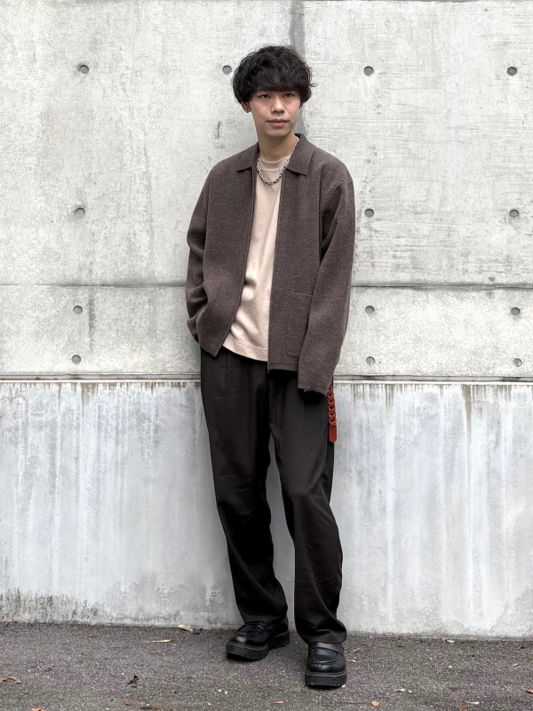 ニットフルジップジャケットのコーディネート・着用イメージ｜ユニクロ公式