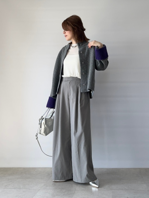 ユニクロ公式 | 感動タックワイドパンツ