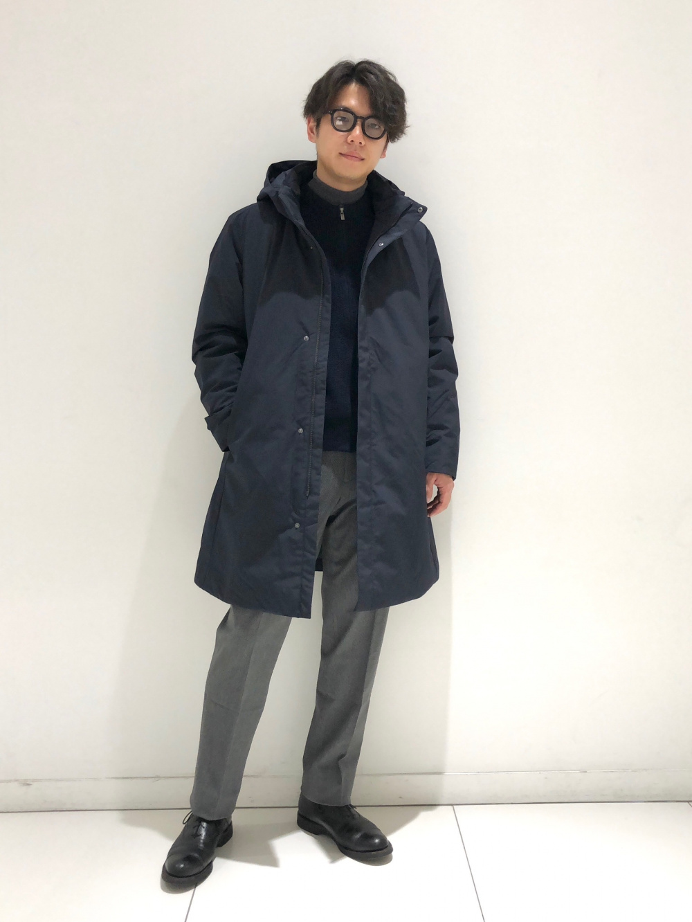 UNIQLO ウィンドプルーフ2WAYコート ブラック L 未使 ユニクロ公式