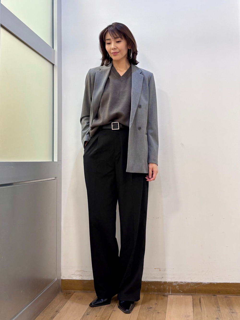 UNIQLO C　感動ジャケット タックパンツ　セットアップ 即完売 新品ユニクロC 感動ジャケット 感動タックパンツ