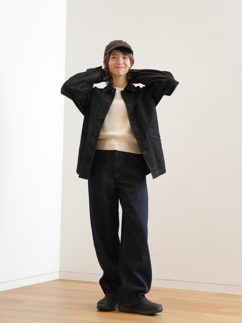 【新品】UNIQLO UダブルフェイスフルジップジャケットBLACK XLサイズ ユニクロ公式 | ダブルフェイスフルジップジャケット