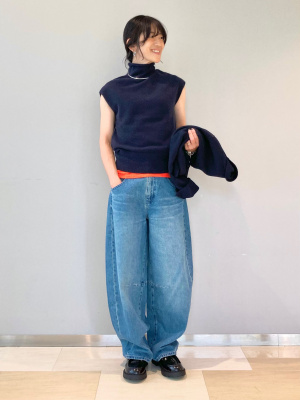 ユニクロ公式 | カシミヤハイネックセーター/ノースリーブ