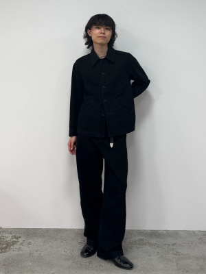 UNIQLO U オーバーサイズカラーデニムジャケット Mサイズ BLACK maxresdefault.jpg