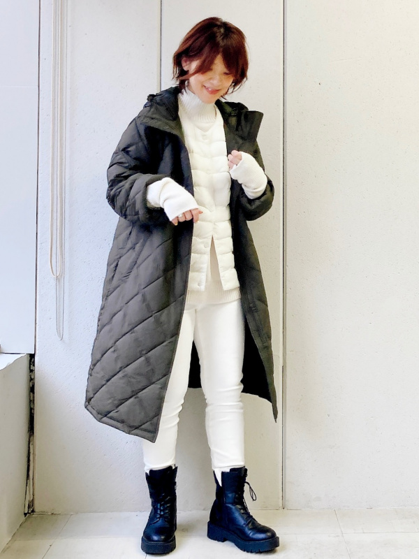 スウェットパンツ、パフテックロングコートリラックスフィットの