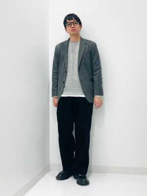 ユニクロ公式 | ブラッシュドジャージージャケット/ヘリンボーン