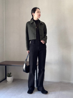 新品タグ付き　ユニクロ　コトニエ　ダブルフェイスブルゾン　ユニクロ　M 新品未使用】ダブルフェイスブルゾン UNIQLO - メルカリ