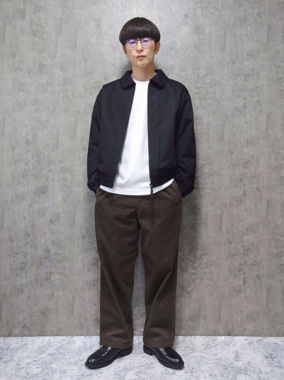 エアリズムコットンクルーネックTシャツ、パフテックショートブルゾン