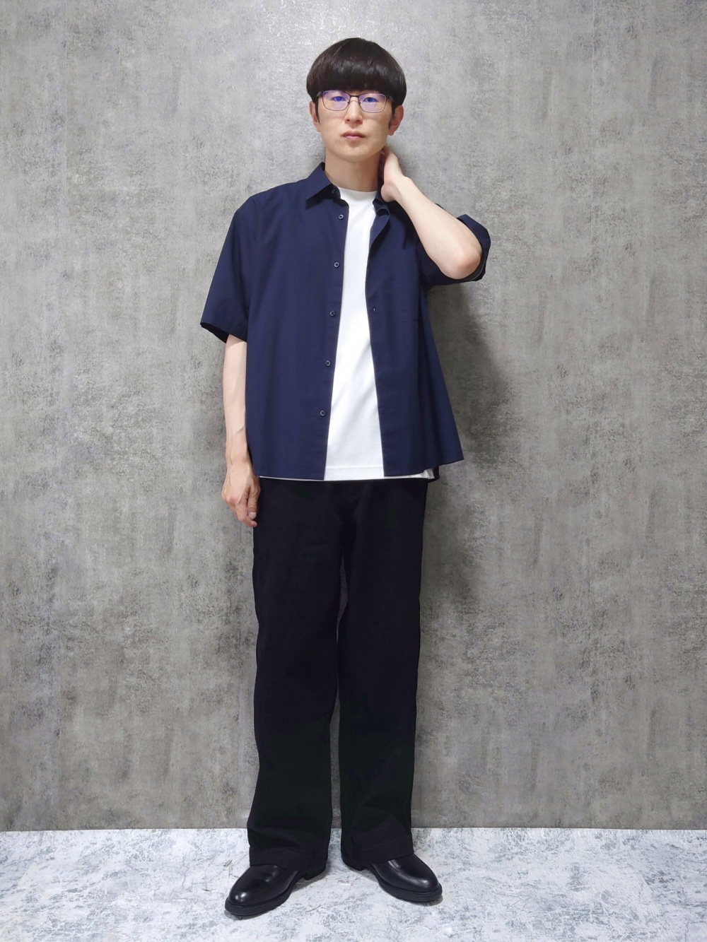 感動ジャケット、ブロードオーバーサイズシャツ」の着用コーディネート