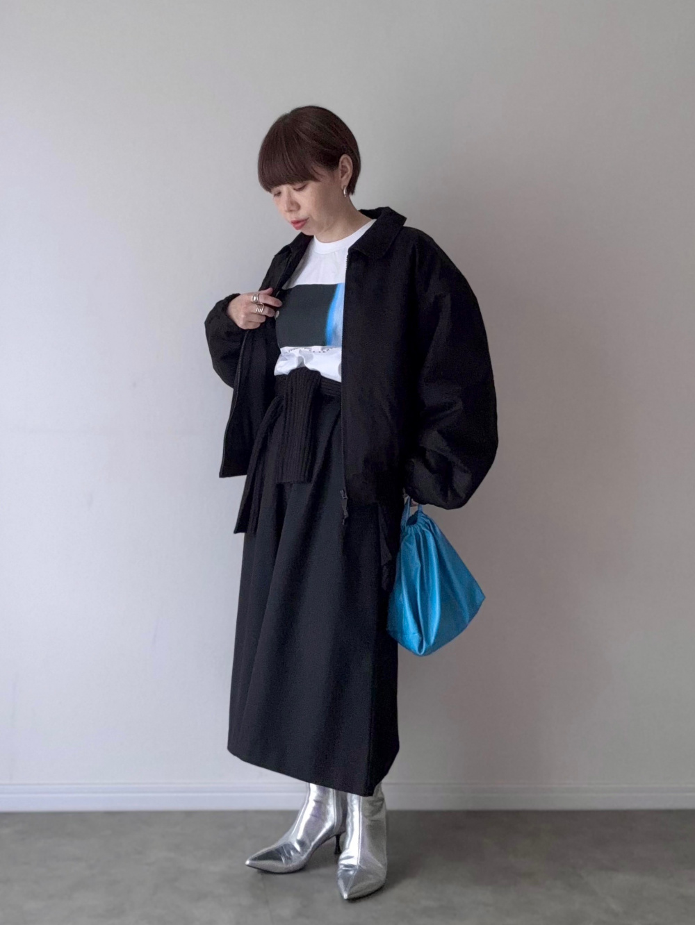 パフテックショートブルゾン」の着用コーディネート| ユニクロ公式