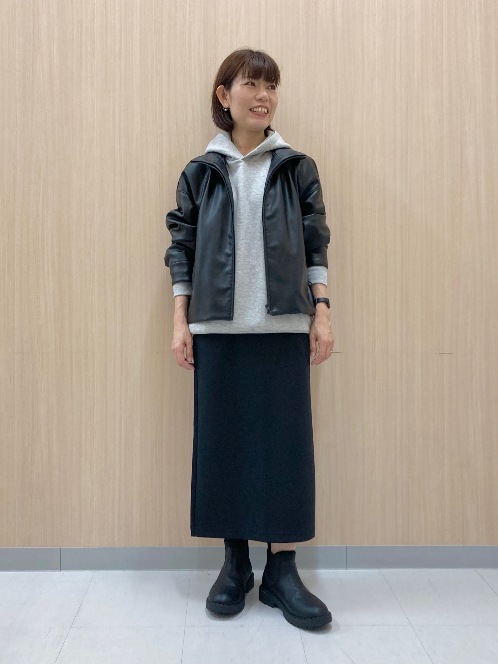 スウェットオーバーサイズプルパーカ、ウィンドプルーフ2WAYコート」の