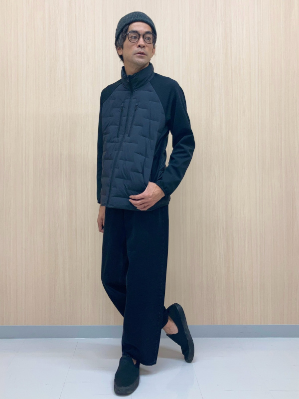 UNIQLO】コンビネーションパフテックジャケット スウェード 