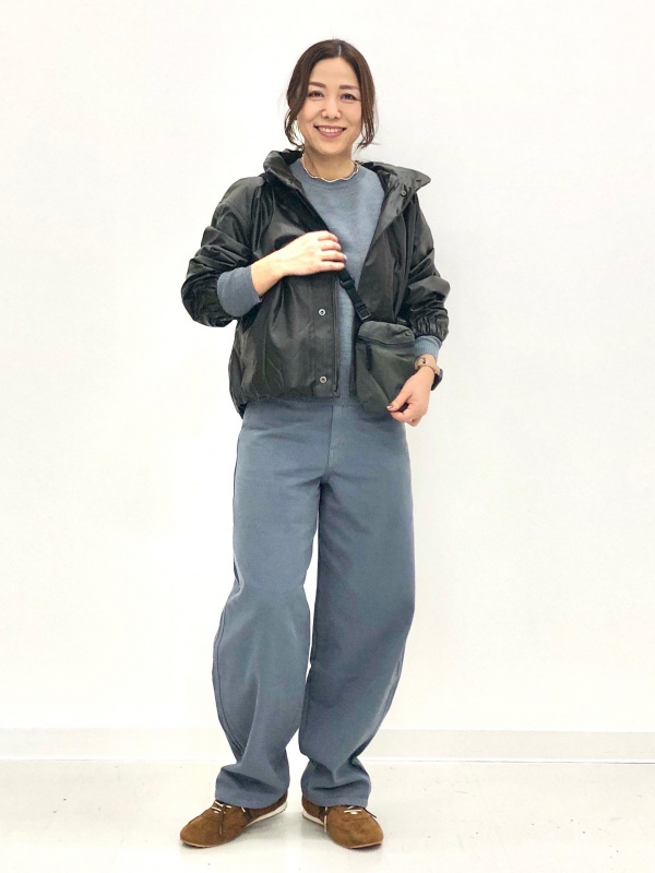 コーティングショートブルゾン（レディース）の着用コーディネート一覧 