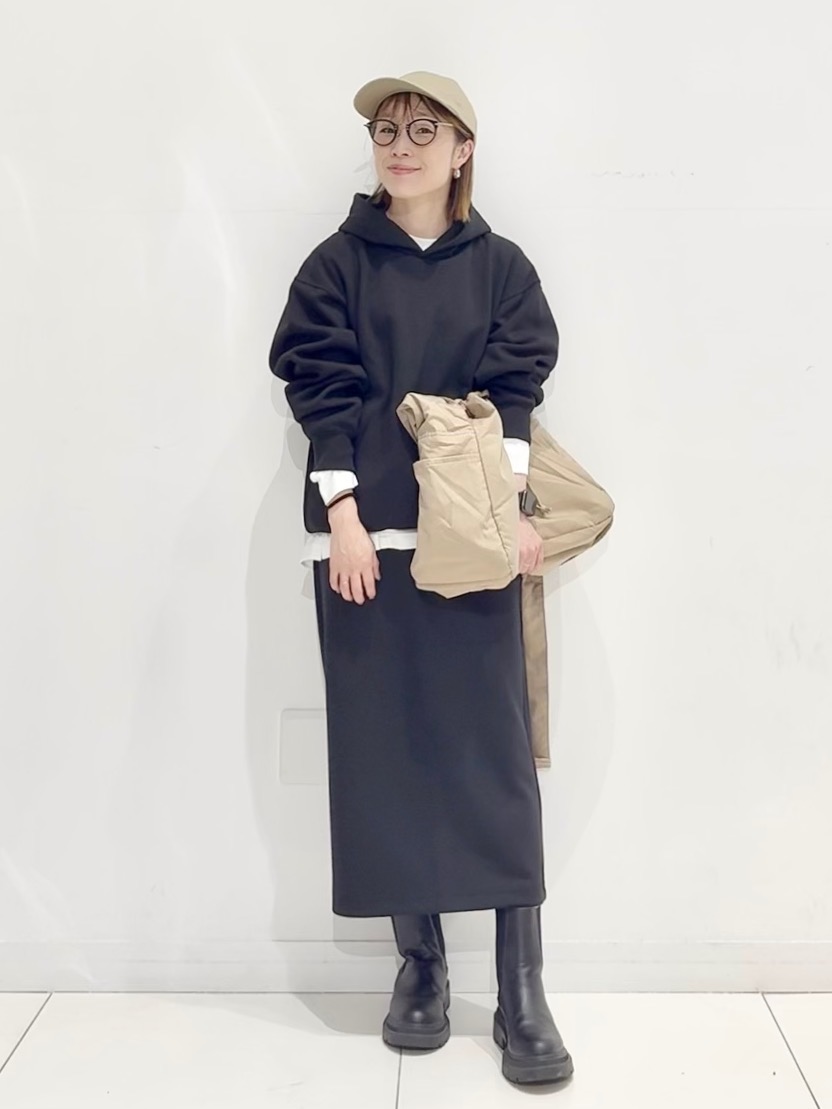 スウェットオーバーサイズプルパーカ、ウィンドプルーフ2WAYコート」の