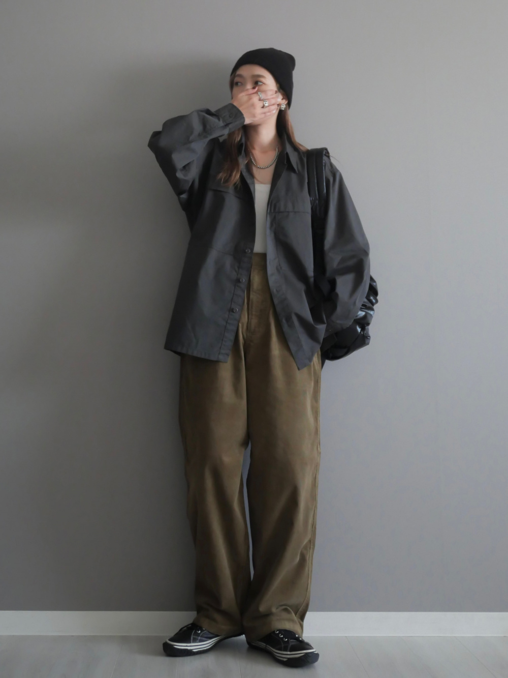 エアリズムコットンブラチューブトップ、コットンシャツ/ストライプ