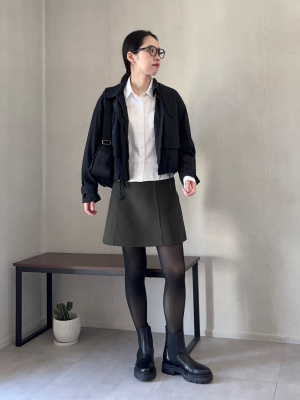 ユニクロ　コントワーデコトニエ　ユーティリティショートパーカ　Mサイズ ユニクロ公式 | ユーティリティショートパーカ