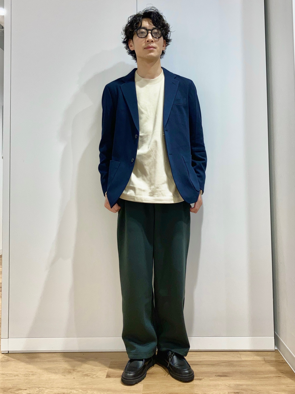 コンフォート2Bジャケット、スマートアンクルパンツ（ウィンドウペン