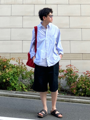 ユニクロ公式 | ワイドフィットハーフパンツ(メンズ)