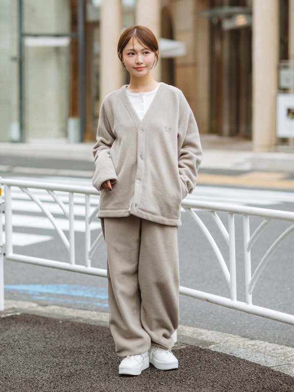 2点セットアップ！UNIQLO × NEEDLES ユニクロM ベージュ新品