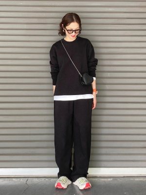 ユニクロ公式 | スウェットワイドパンツ