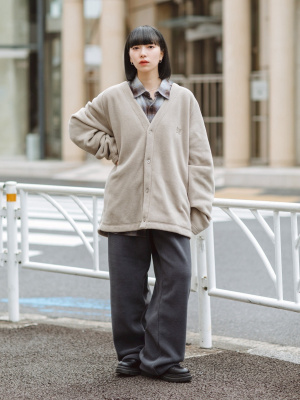 ユニクロ公式 | フリースオーバーサイズカーディガン