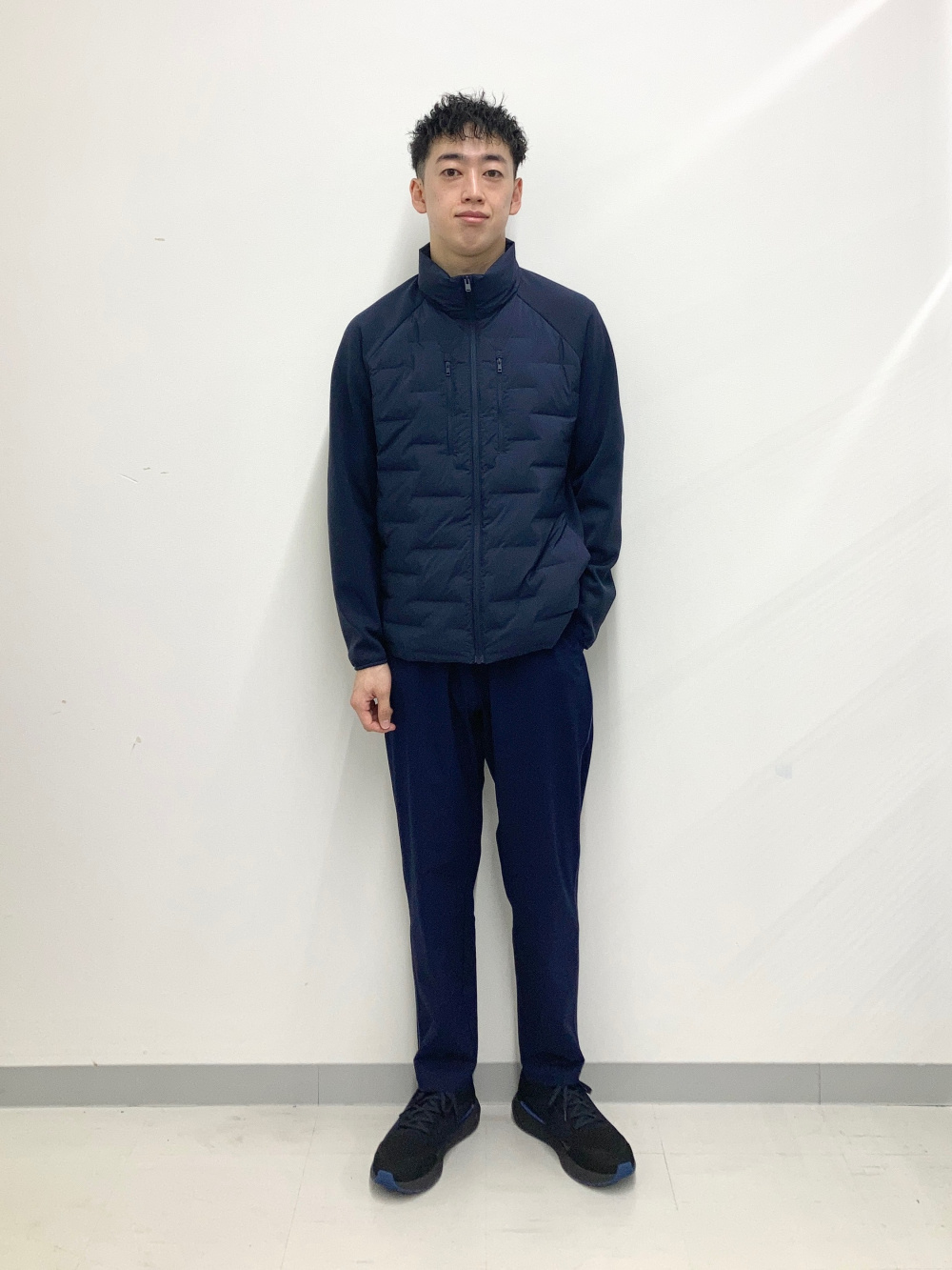 ブロックテックパーカ／バイカラー、ウルトラストレッチアクティブ