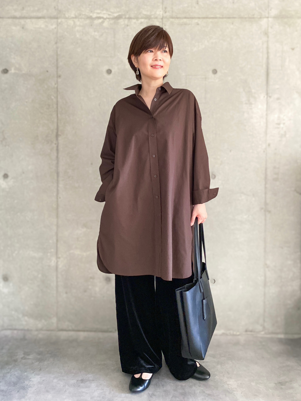 オーバーサイズシャツワンピース」の着用コーディネート| ユニクロ公式