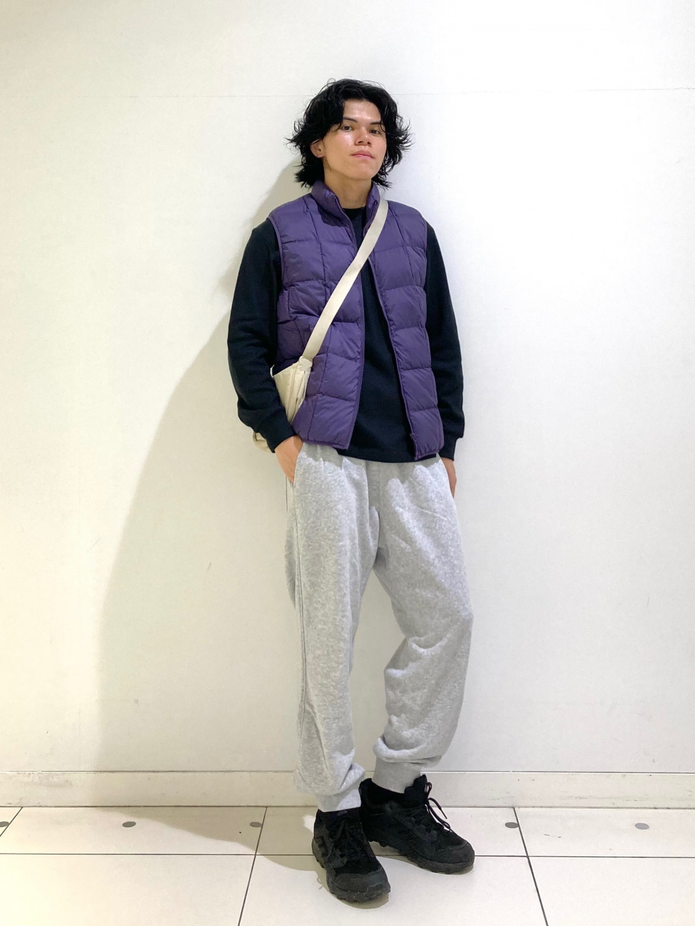 ヨッシー様 C5305 スウェット×ワッフルパンツコーデ ワッフルパンツ スウェットパンツ ヨッシー様 C5305 スウェット