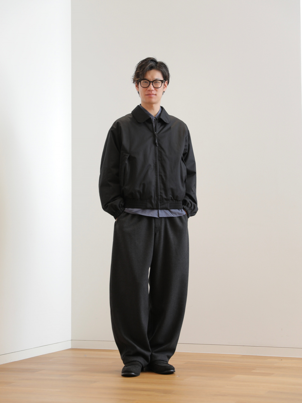 パフテックショートブルゾン、ユーティリティオーバーサイズシャツ」の