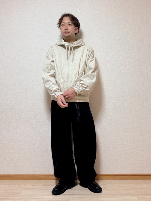 speedSTONE / フーデッドブルゾン24AW/ M ユニクロ公式 | フーデッド