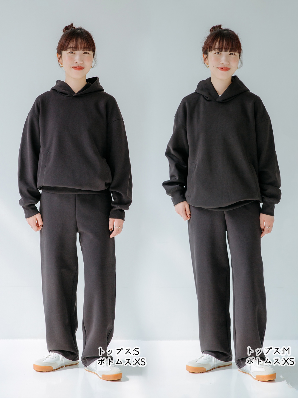 スウェットオーバーサイズプルパーカ、ウィンドプルーフ2WAYコート」の