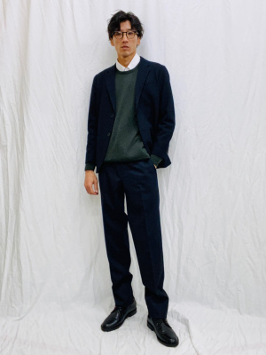 ユニクロ公式 | ストレッチウールスリムフィットパンツ