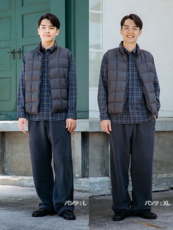 フリースワイドパンツ（メンズ）の着用コーディネート一覧| ユニクロ公式
