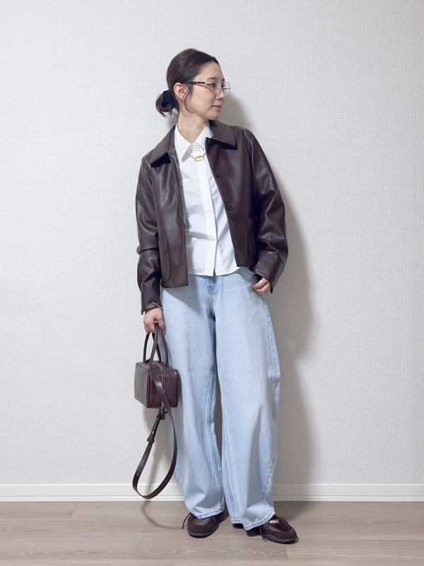 T1BOXY/ボクシーT、プレミアムリネンシャツ/ストライプの